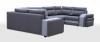 Photo Large U-shaped sofa with bed and 3 storage compartments - ASSAN, Dark gray/light gray, 370x205