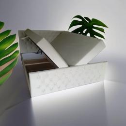 CAMA BOXSPRING CHESTER BEIGE 160x200