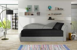 SOFÁ CAMA PARA NIÑOS AGA NEGRO/GRIS
