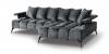 Foto SOFÁ CHAISELONGUE CON PATAS ALTAS 297 CM X 200 CM VANESSA NEW L GRIS OSCURO