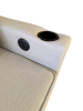 Foto Sofá cama lineal 3 plazas moderno+USB+type-C+portavasos-246cm - COSTA R
