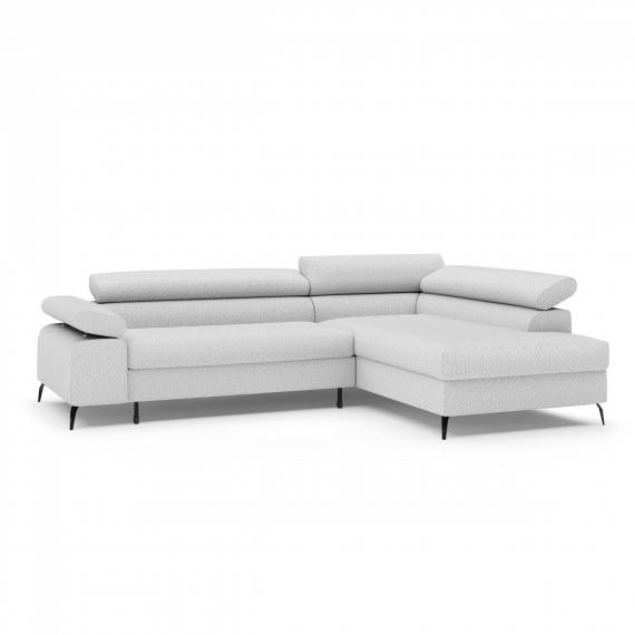 Foto Sofá cama - arcon - 270x205 - gris claro - VERSO L