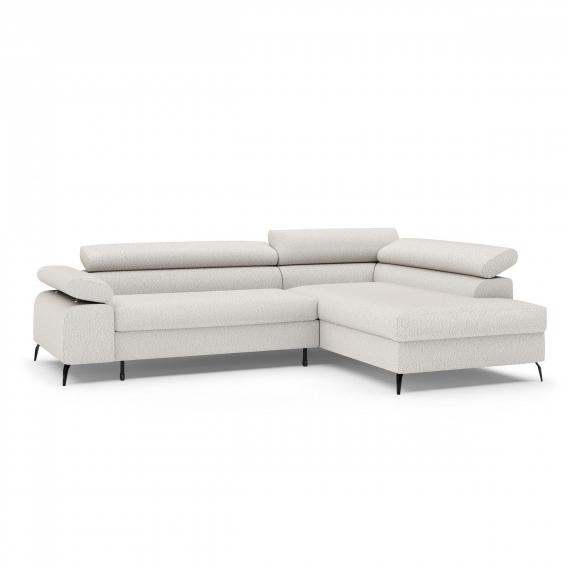 Foto Sofá cama - arcon - 270x205 - gris claro - VERSO L