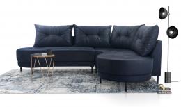 CORNER SOFA ABIBI Black