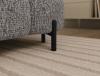 Photo Large sofa with bed | storage | U-shape | reclining headrests | high legs 355 cm x 202 cm Feraria Gray