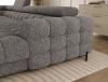Photo Large sofa with bed | storage | U-shape | reclining headrests | high legs 355 cm x 202 cm Feraria Gray