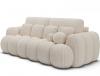 Foto Sofá cama 256 cm - beige - tela pana - COTONN
