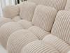 Foto Sofá cama 256 cm - beige - tela pana - COTONN