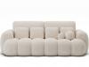 Foto Sofá cama 256 cm - beige - tela pana - COTONN