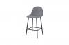 Photo PACK OF 2 JAMES STOOLS STEEL GREY 65 CM