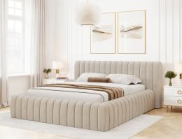 Cama estructura de metal elevación gas almacenamiento CARILLA COLOR BLANCO