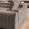 Photo Modern U-shaped sofa (2 chaise longues) with bed and storage dark gray 347x202 - LUIS