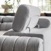 Photo Modern U-shaped sofa (2 chaise longues) with bed and storage dark gray 347x202 - LUIS
