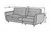 Photo Grey sofa bed 220cm SALE- BELLIS