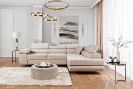 Sofa bed with storage 272 cm x 203 cm Anto Beige