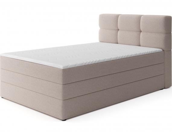 Photo Cama continental beige oscuro - KASPED