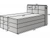 Photo Cama continental beige oscuro - KASPED