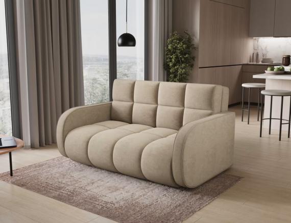 Foto SOFÁ CAMA PEQUEÑO 2 PLAZAS 155 CM DEVERIO BEIGE