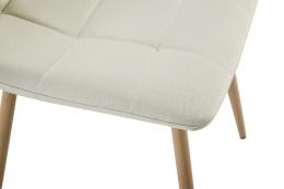 PACK OF 4 BEIGE PORTLAND CHAIRS WITH SAWN LEG