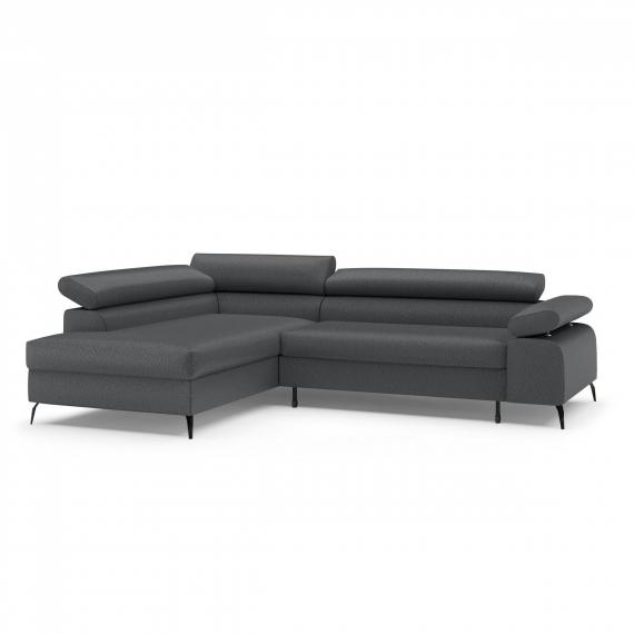 Foto Sofá cama - arcon - 270x205 - antracita - VERSO L