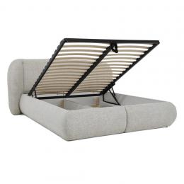 Cama con luces LED crema - COCO