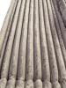 Photo U-shaped sofa bed - Light gray - corduroy fabric - 400x190 cm - AGATA U