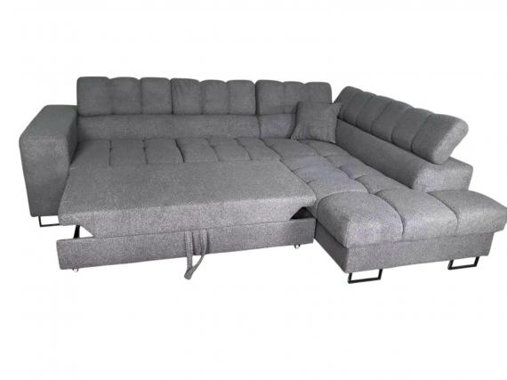 Photo Sofa bed + storage - 271x202 - White - DUBAI L