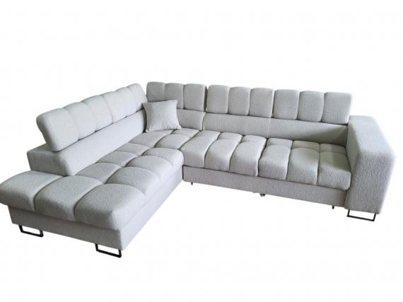 Photo Sofa bed + storage - 271x202 - White - DUBAI L