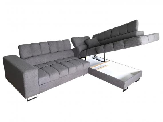Photo Sofa bed + storage - 271x202 - White - DUBAI L
