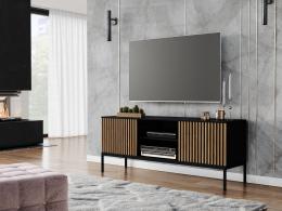 MUEBLE TV 150 CM MEORATI NEGRO MATE/ROBLE