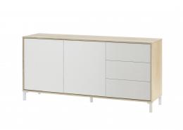 APARADOR 2 PUERTAS + 3 CAJONES REF: 016623F URBAN PLUS ROBLE CANADIAN/BLANCO ARTIK