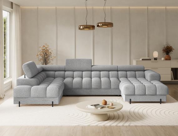 Photo SOFÁ CAMA - DOS ARCÓNES - GRIS - 355X202 -  FERARIA NUEVO 2025