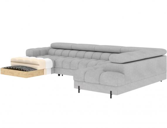 Photo SOFÁ CAMA - DOS ARCÓNES - GRIS - 355X202 -  FERARIA NUEVO 2025