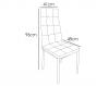 Photo Pack of 6 Zuni Upholstered Chairs – Gray and Black