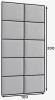 Foto CONJUNTO PANEL ACOLCHADO 100x200