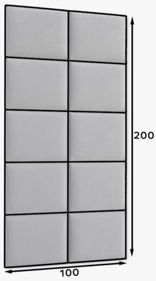Foto CONJUNTO PANEL ACOLCHADO 100x200