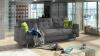 Photo Set 3 + 1 sofa bed + armchair - dark gray - 235 cm - ASGARD