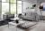 Set 3 + 1 sofa bed + armchair - light gray - ASGARD