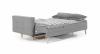 Photo Set 3 + 1 sofa bed + armchair - light gray - ASGARD