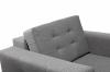Photo Set 3 + 1 sofa bed + armchair - light gray - ASGARD