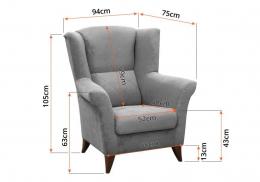 Sillón - mostaza KENT