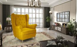 Sillón - mostaza AROS 1F