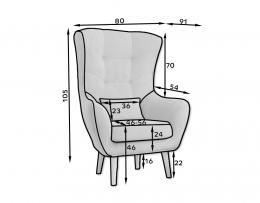 Sillón - ARTI, Mostaza