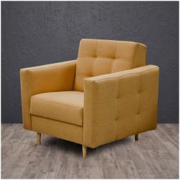 Sillón estilo escandinavo - Godivo, Mostaza