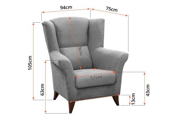 Foto Sillón - gris - KENT