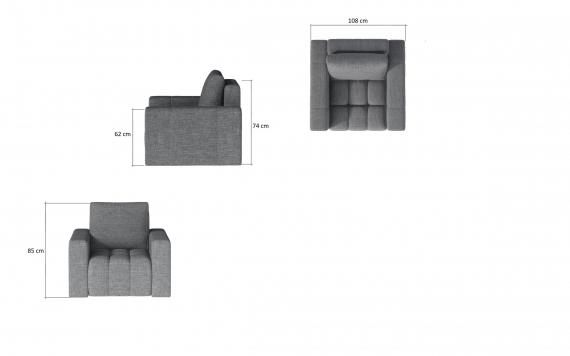 Foto Sillón-beige - LAZARO