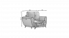 Photo Armchair - MEGIS, Gray