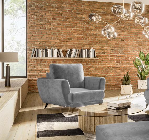 Photo Armchair - MEGIS, Gray