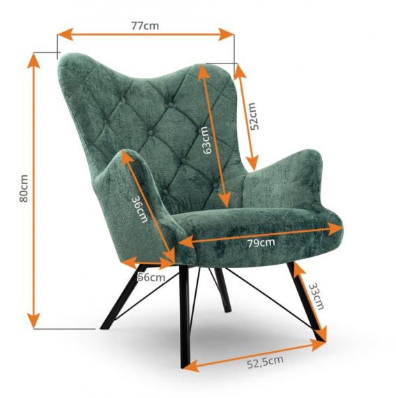 Foto Sillón - MURA, Verde