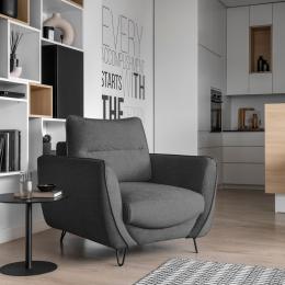 Sillón - SILVA, Gris oscuro